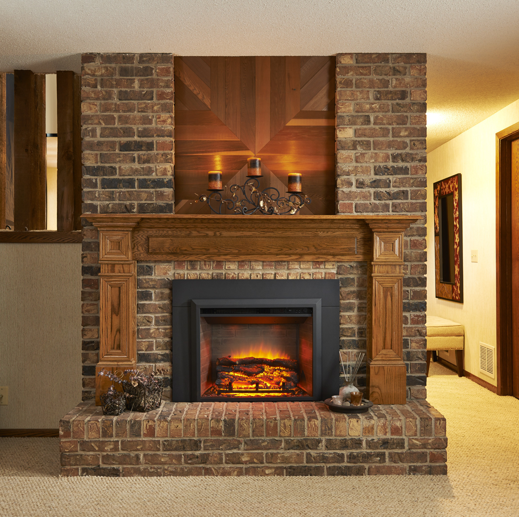 Electric Inserts Fireplace
 New Product GreatCo Gallery Electric Fireplace Insert