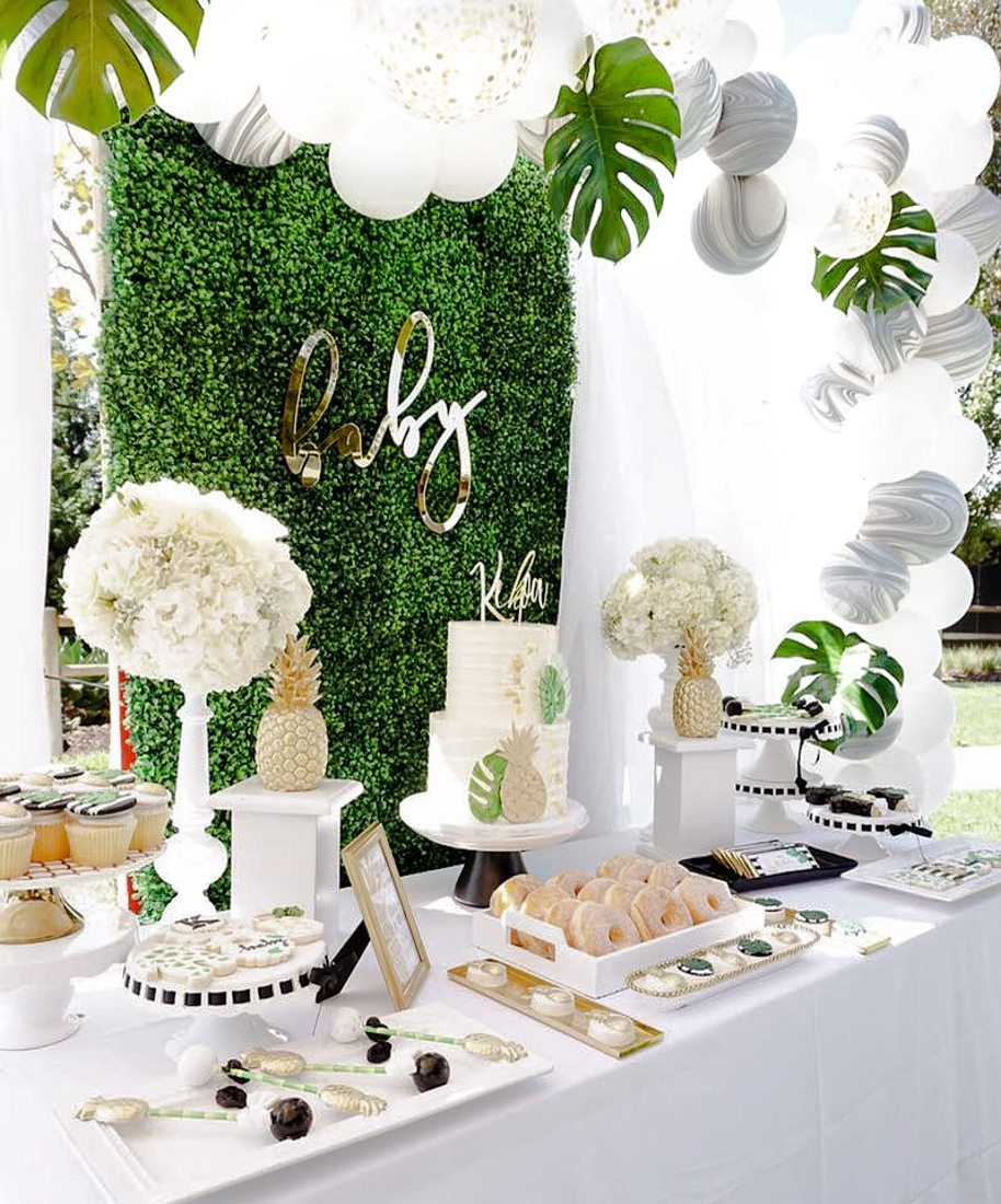 Elegant Birthday Party Ideas
 elegant tropical 1st birthday party 4 TINSELBOX