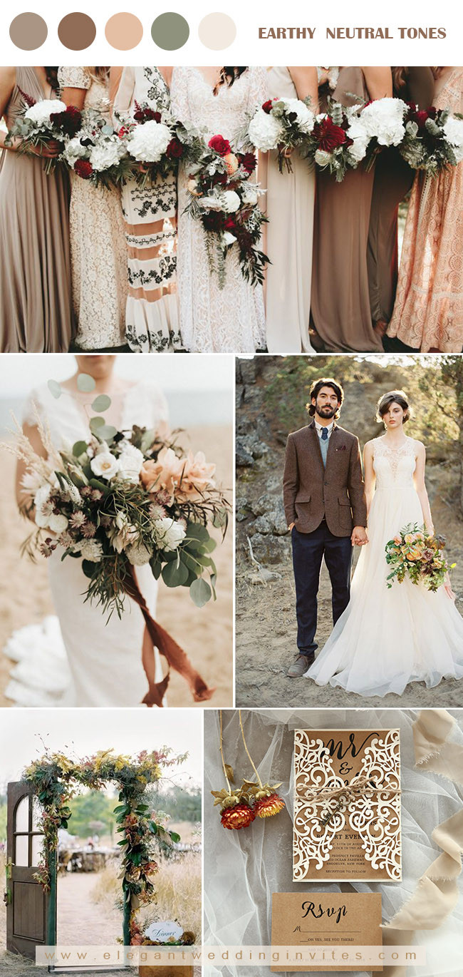 Elegant Wedding Colors
 10 Stunning Wedding Colors for a Fall Wedding