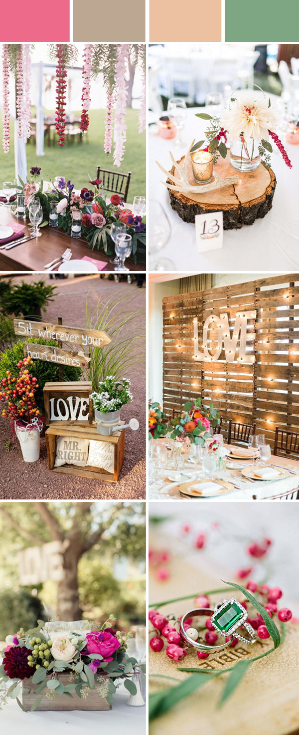 Elegant Wedding Colors
 Top 10 Elegant and Chic Rustic Wedding Color Ideas