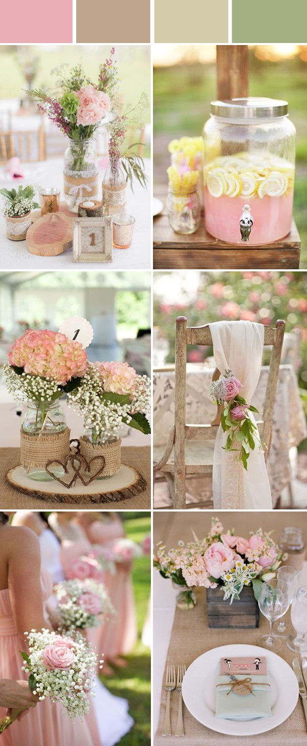 Elegant Wedding Colors
 Top 10 Elegant and Chic Rustic Wedding Color Ideas