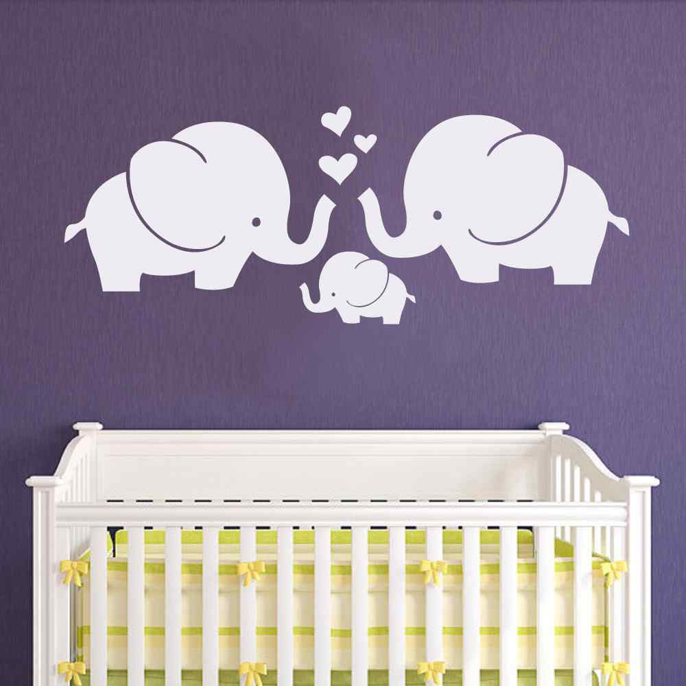 Elephant Baby Room Decor
 Elephant Family Wall Decal Nursery Elephant Wall Decal