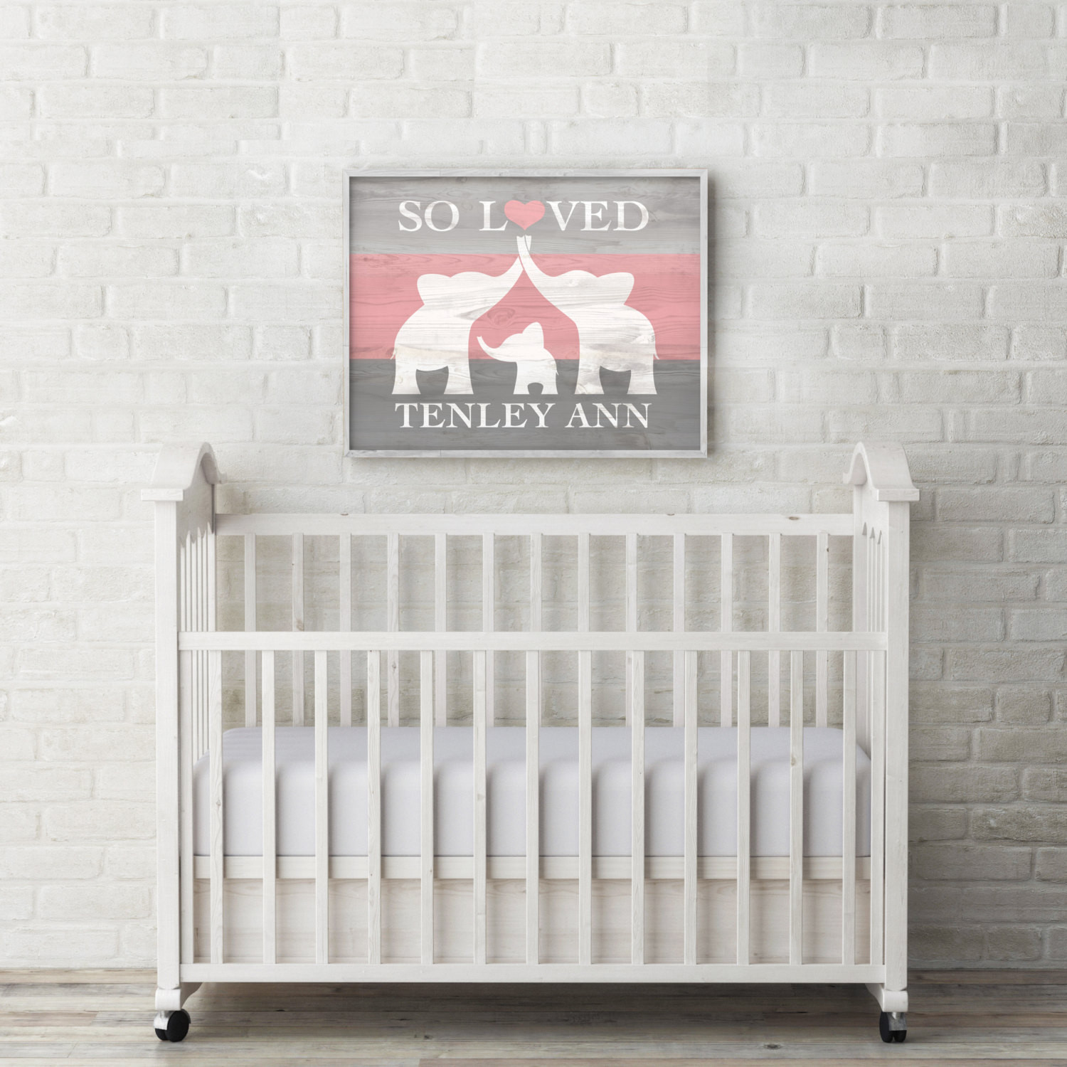 Elephant Baby Room Decor
 Elephant Nursery Decor Custom Baby Name Wall Art Elephant