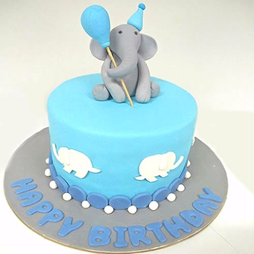 Elephant Birthday Cakes
 Send Elephant Birthday cake line Free Delivery