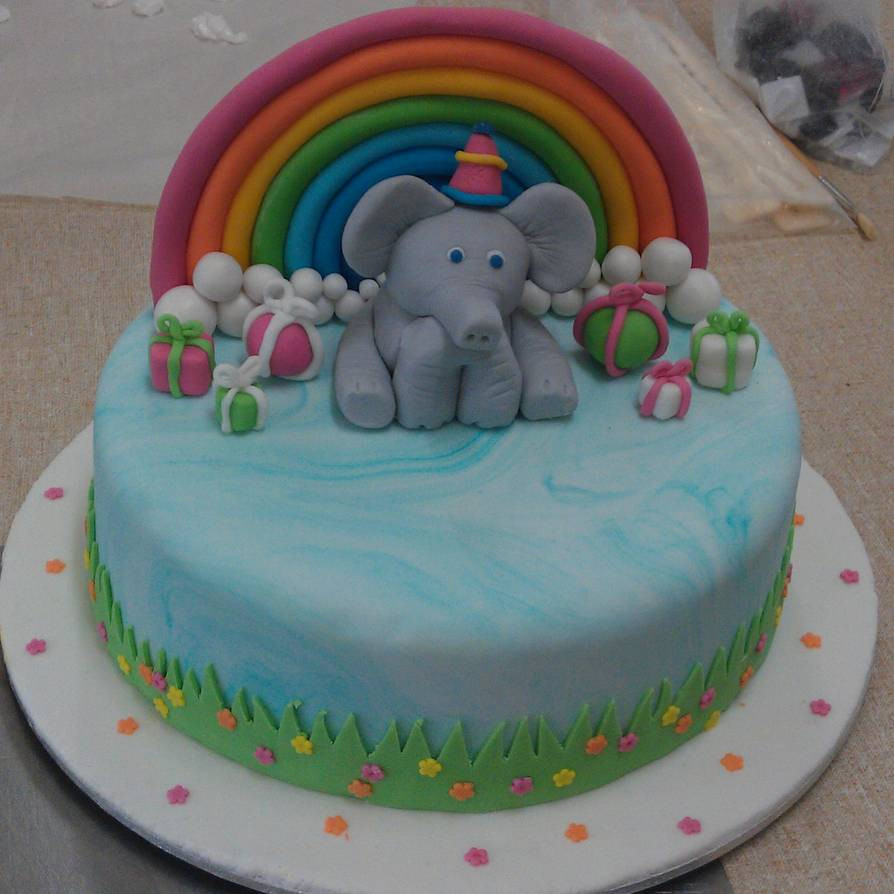 Elephant Birthday Cakes
 Elephant Birthday Cake by The Jabberjay on DeviantArt