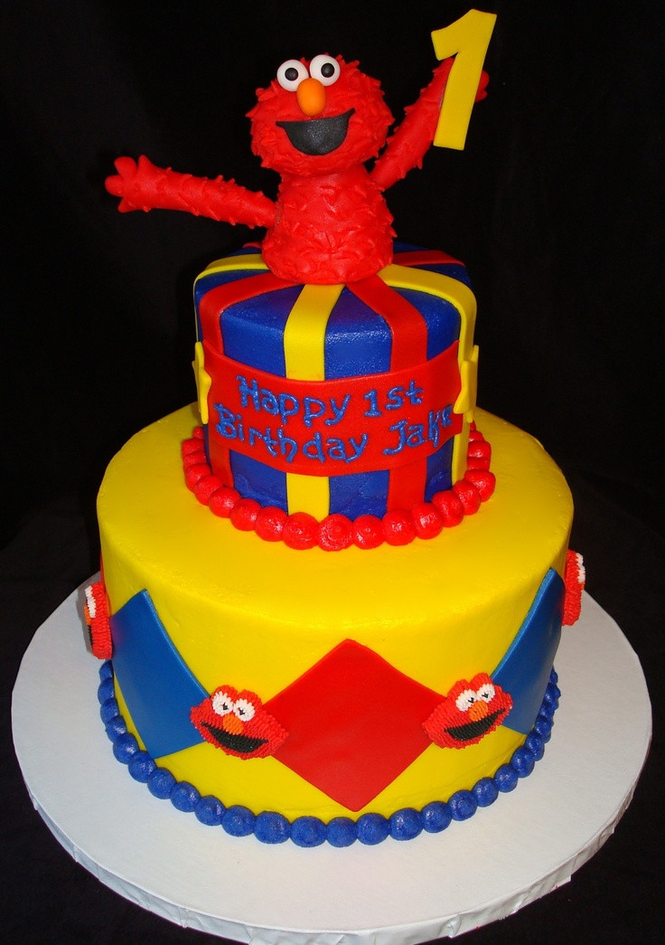 Elmo 1st Birthday Cake
 Elmo 1st Birthday Cake Cakes by Sweet Soirées