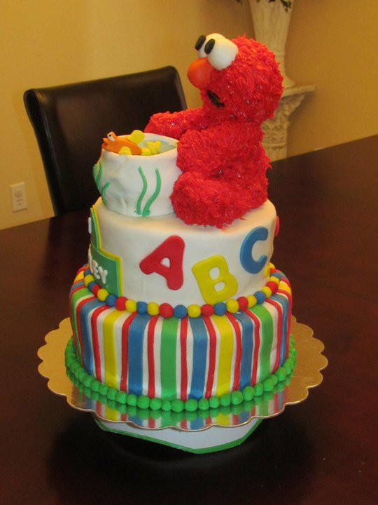 Elmo 1st Birthday Cake
 Elmo for a 1st Birthday