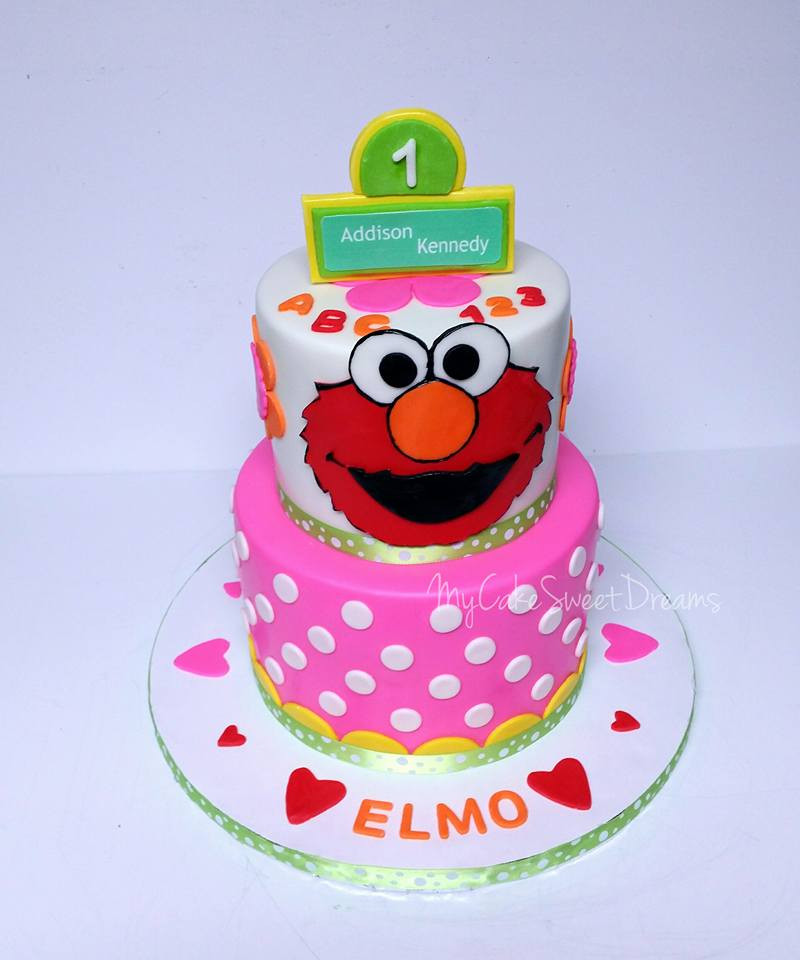 Elmo 1st Birthday Cake
 Cakesby Zana Elmo 1st Birthday Cake