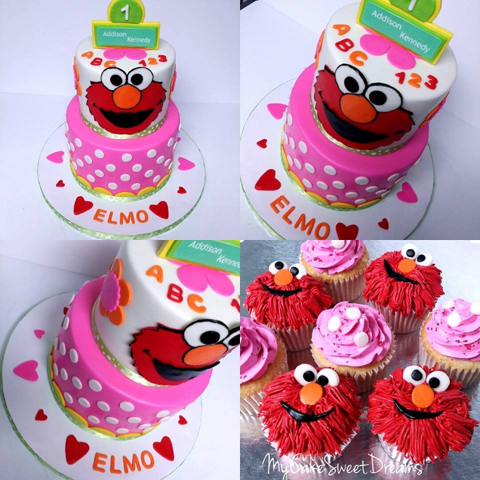 Elmo 1st Birthday Cake
 Cakesby Zana Elmo 1st Birthday Cake