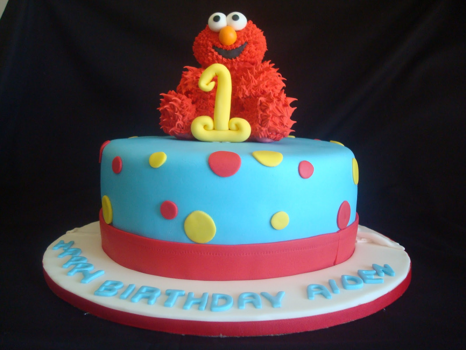 Elmo 1st Birthday Cake
 My Pink Little Cake 1st Birthday Party Elmo Cake