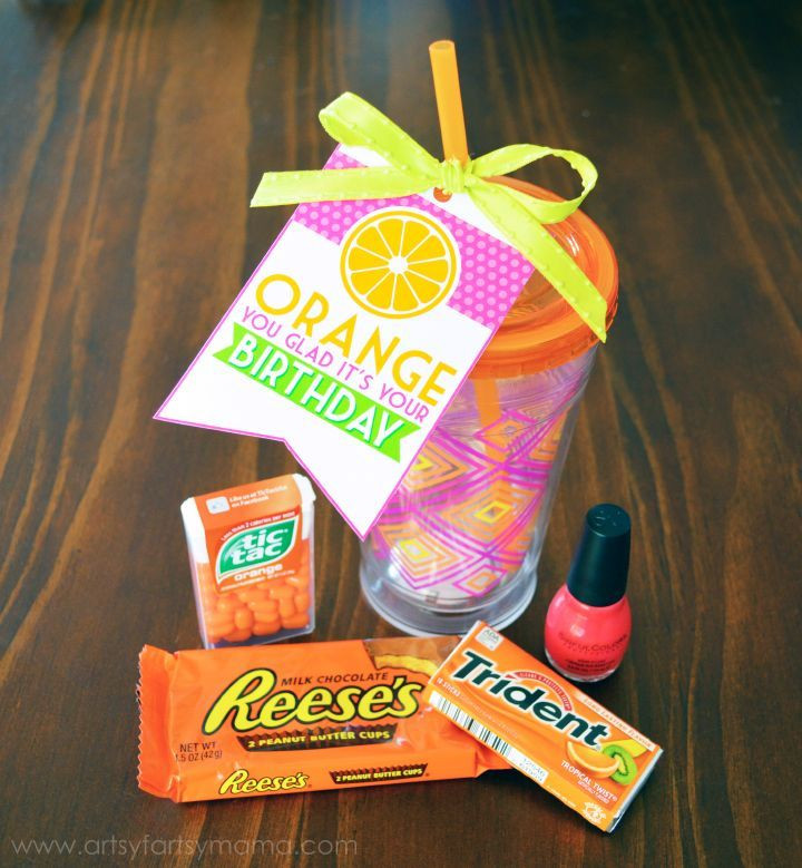 Employee Birthday Gift Ideas
 "Orange You Glad" Free Birthday Printable