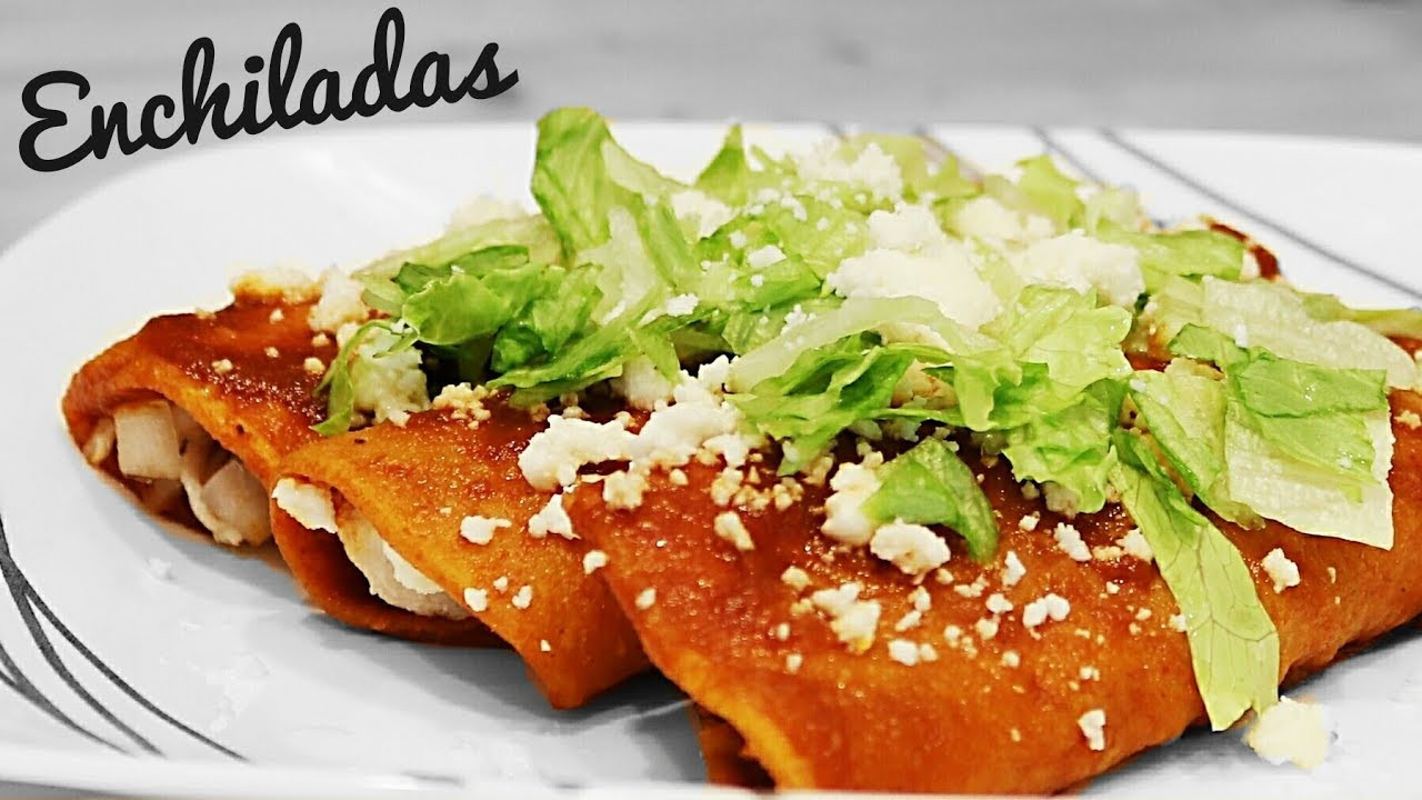 Enchiladas Mexicanas Receta
 ENCHILADAS ROJAS RECETAS MEXICANAS
