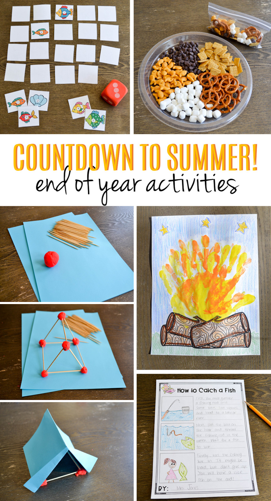 End Of Year Crafts Preschool
 Susan Jones Teaching Countdown to Summer End of Year