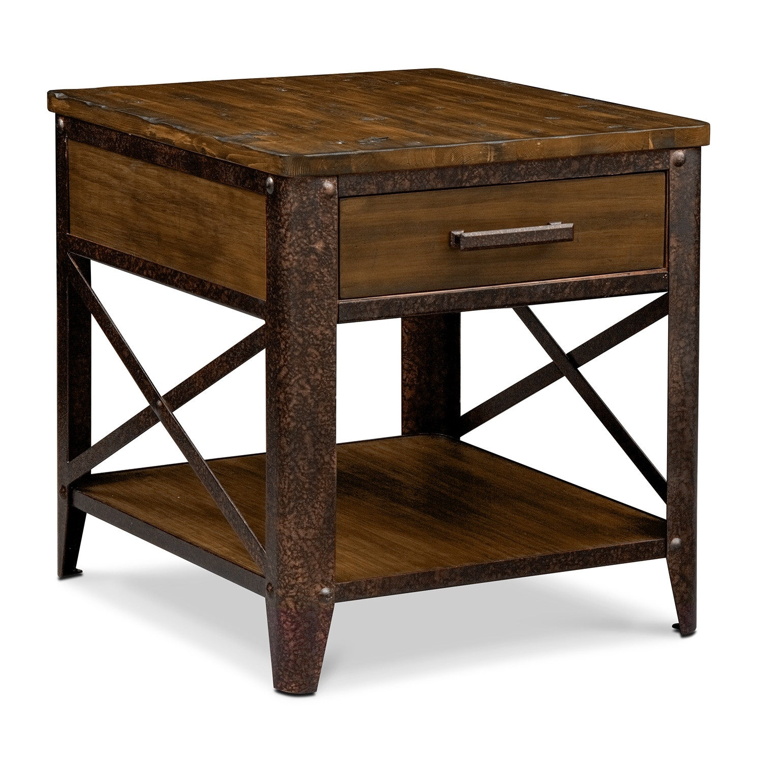 End Tables Living Room
 Shortline End Table Distressed Pine