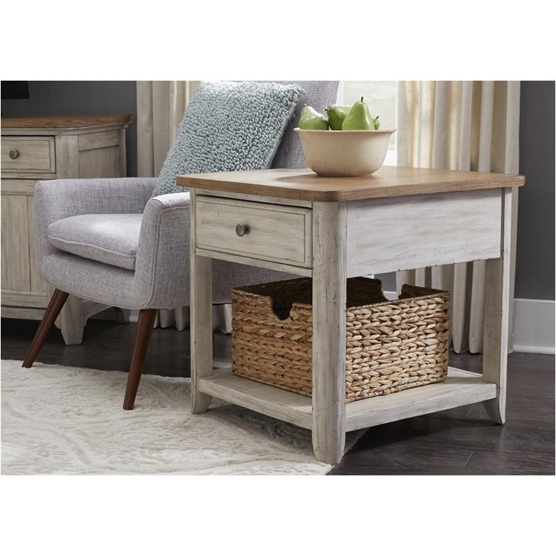 End Tables Living Room
 652 ot1020 Liberty Furniture End Table With Basket