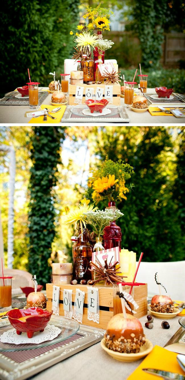 Engagement Ideas Party
 Apple Themed Autumn Engagement Party Celebrations at Home