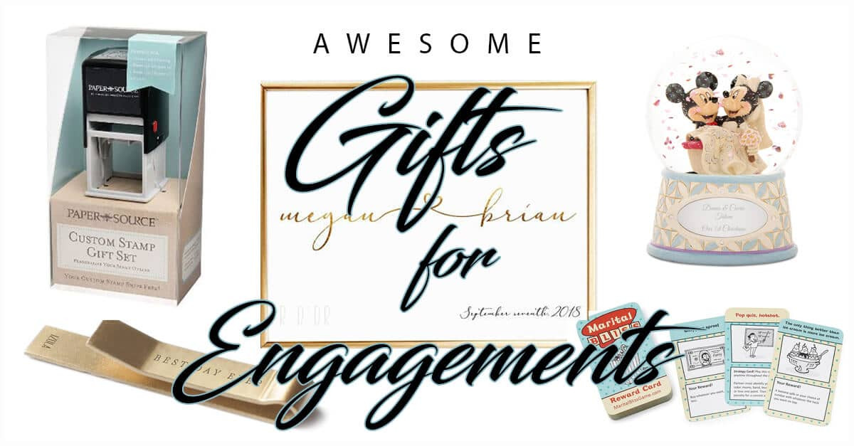 Engagement Party Gift Ideas For Couples
 50 Awesomely Creative Engagement Gifts for the 2019