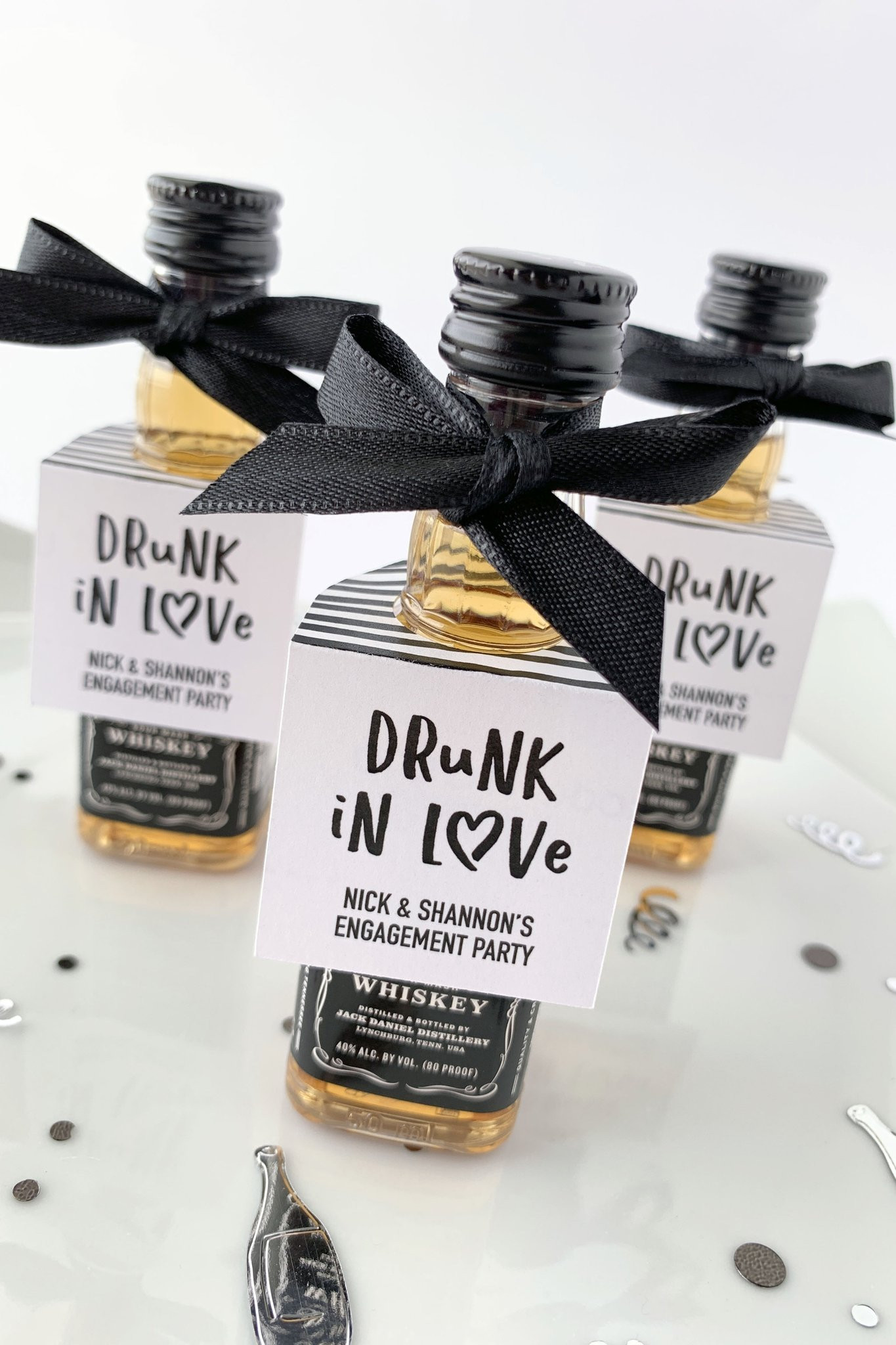 Engagement Party Gifts Ideas
 Drunk In Love Engagement Party Favors