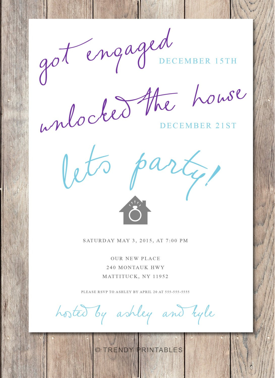 Engagement Party Invites Ideas
 Engagement Party Invitation Housewarming Party by