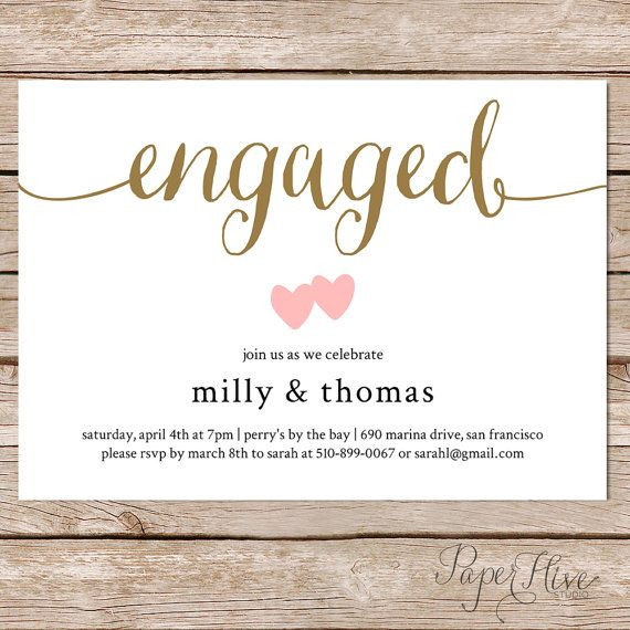 Engagement Party Invites Ideas
 10 Engagement Invitation Cards Ideas for Awesome Couples