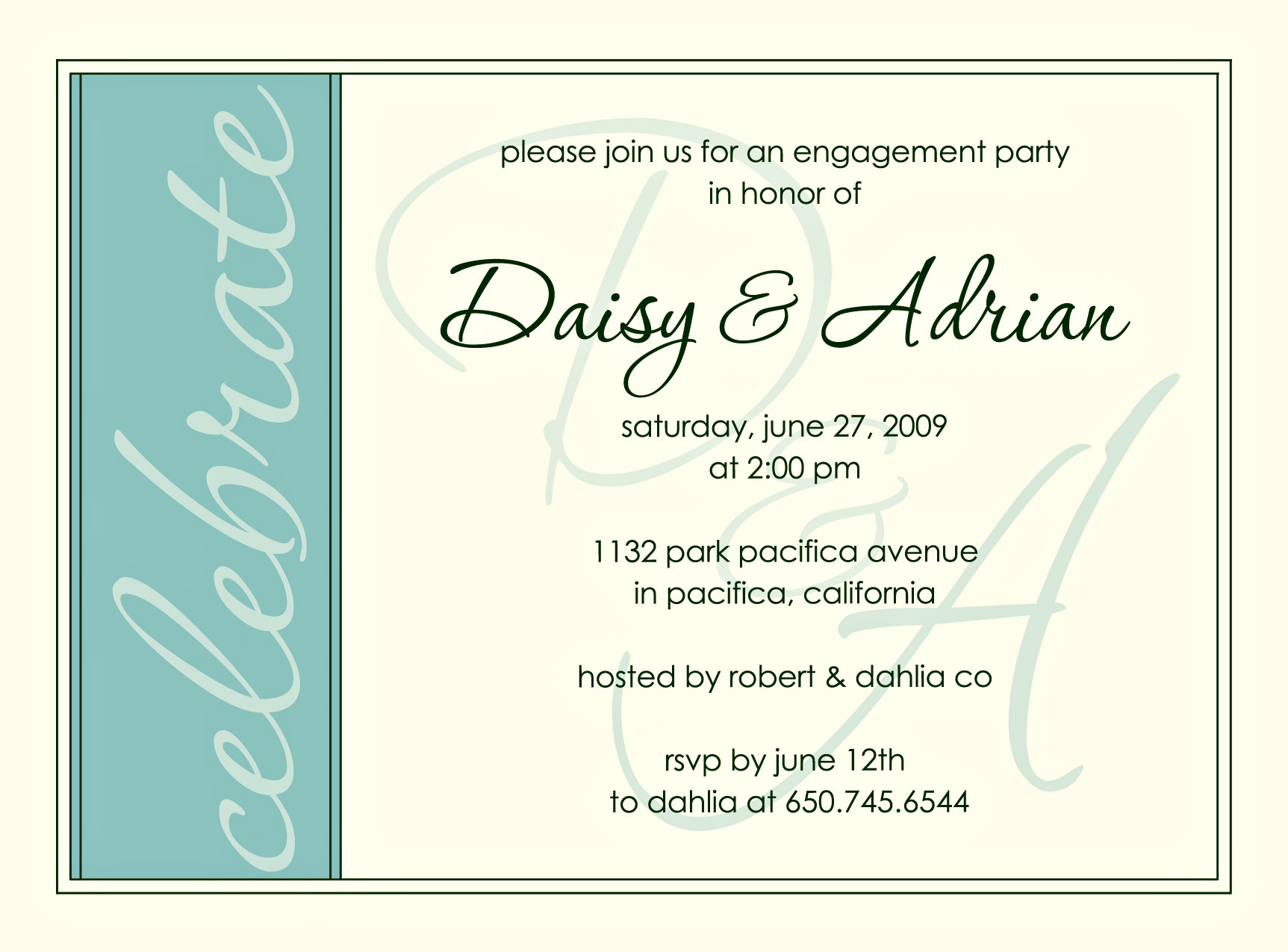 Engagement Party Invites Ideas
 engagement invitations Engagement party invitation