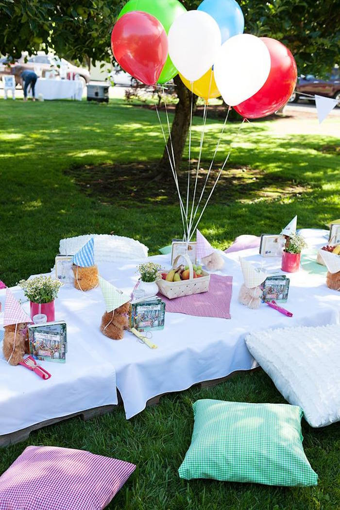 Engagement Picnic Party Ideas
 Kara s Party Ideas Sunny Teddy Bear Picnic Birthday Party