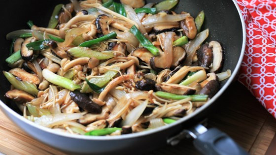 Enoki Mushrooms Stir Fry
 Mushroom Stir Fry Recipe