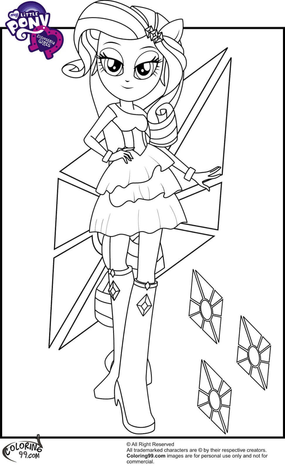 Equestria Girls Sunset Shimmer Coloring Pages
 15 Printable My Little Pony Equestria Girls Coloring Pages