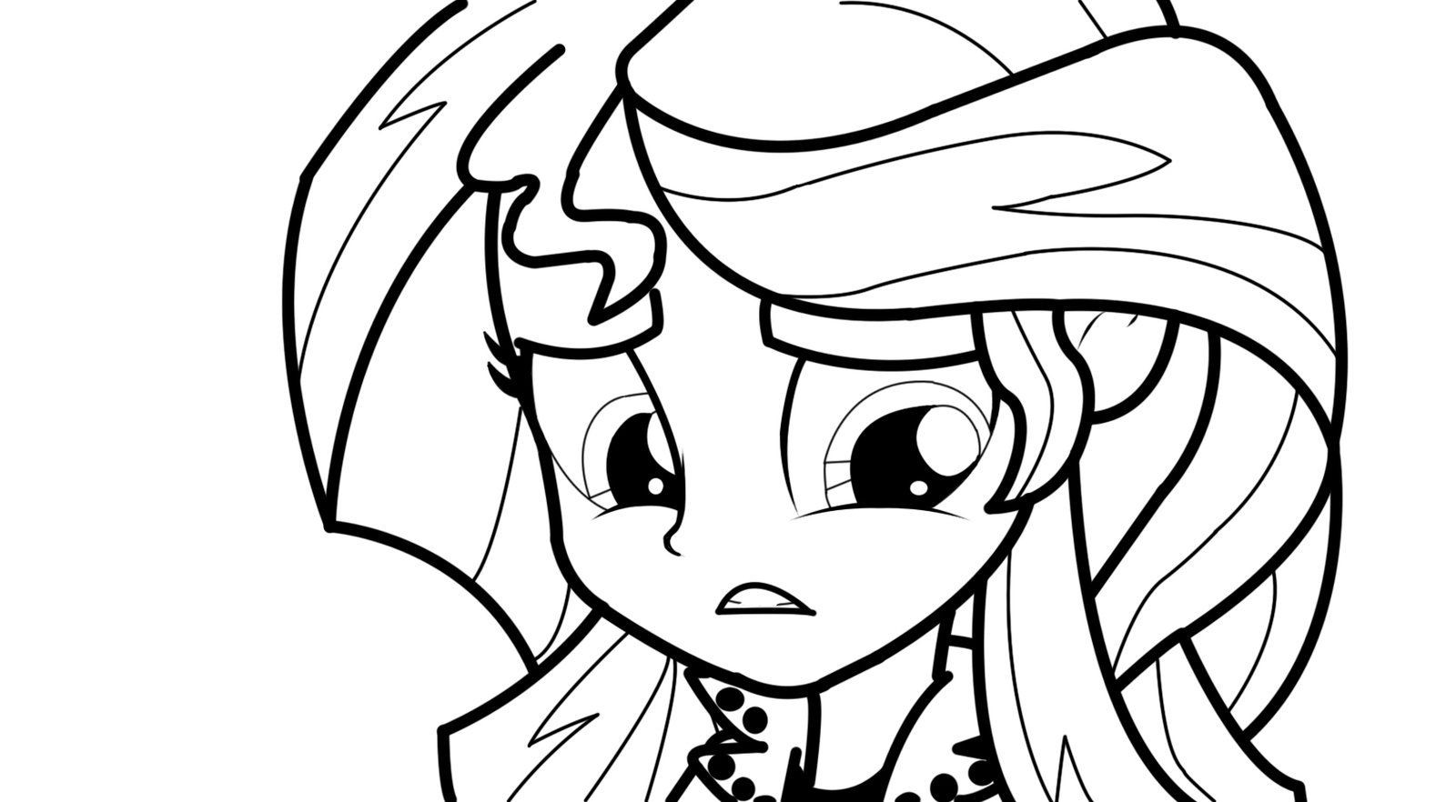 Equestria Girls Sunset Shimmer Coloring Pages
 Beach Sunset Coloring Pages at GetColorings