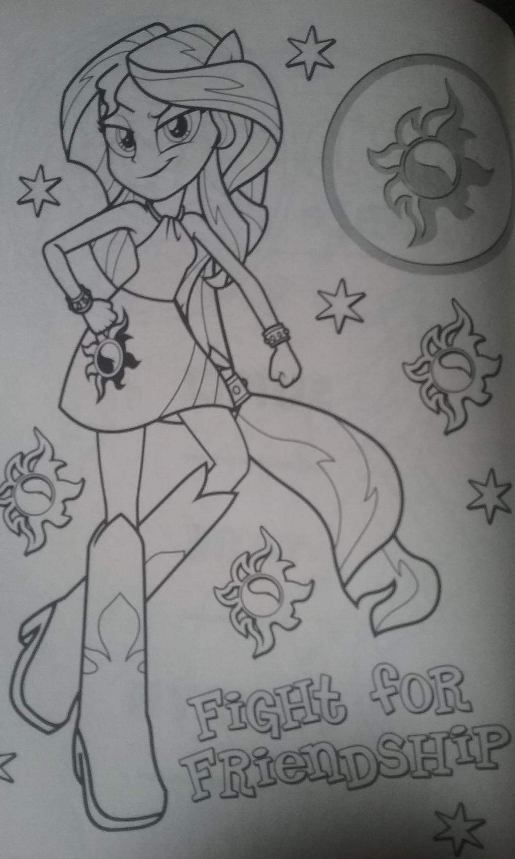 Equestria Girls Sunset Shimmer Coloring Pages
 Equestria Girls Sunset Shimmer Coloring Page by