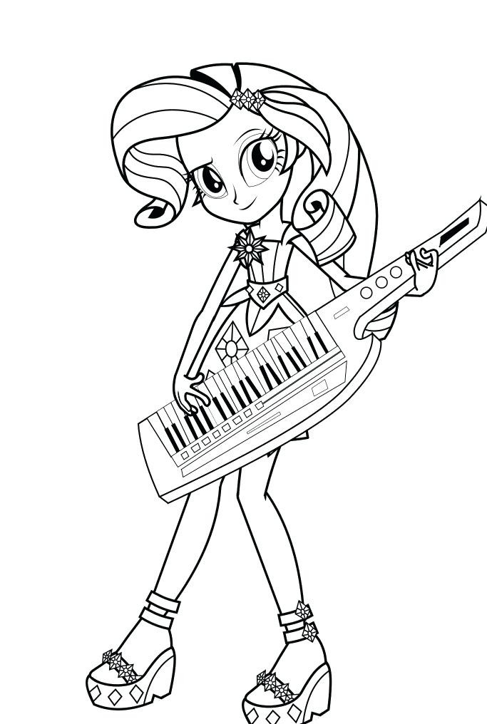 Equestria Girls Sunset Shimmer Coloring Pages
 My Little Pony Sunset Shimmer Coloring Pages at