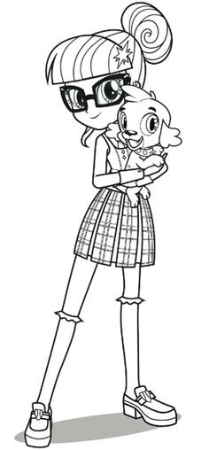 Equestria Girls Twilight Sparkle Coloring Pages
 My Little Pony Equestria Girls Coloring Pages