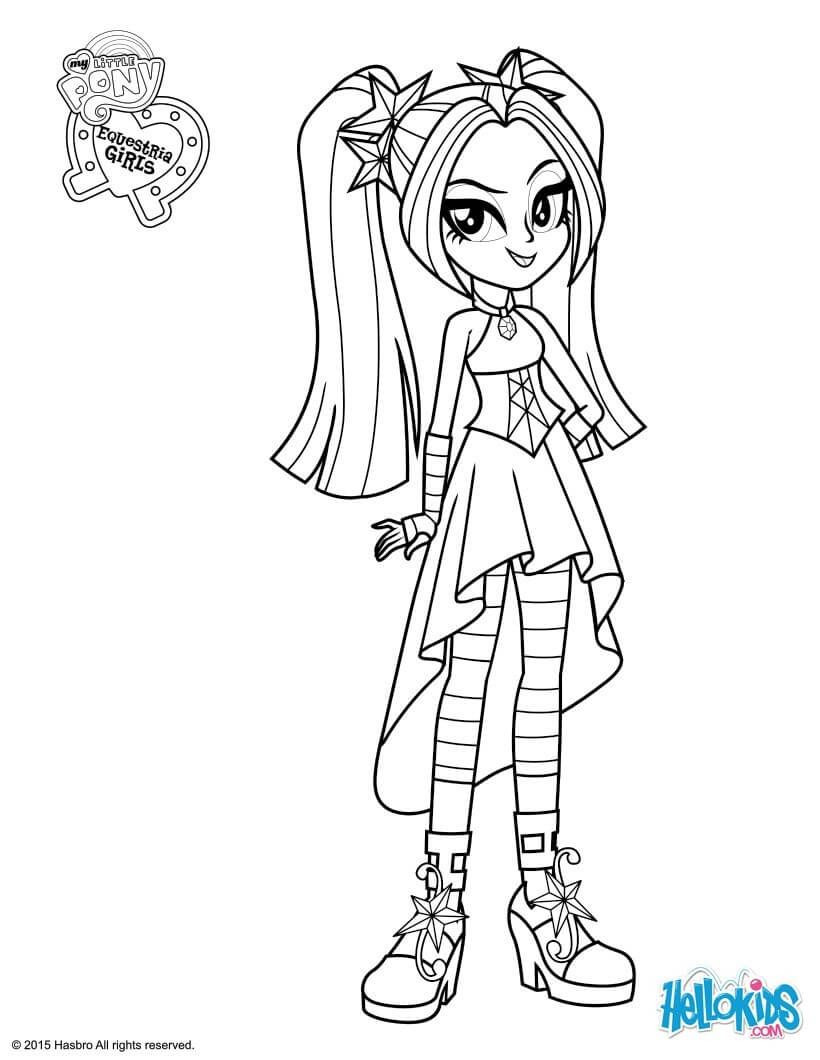 Equestria Girls Twilight Sparkle Coloring Pages
 My Little Pony Equestria Girls Coloring Pages