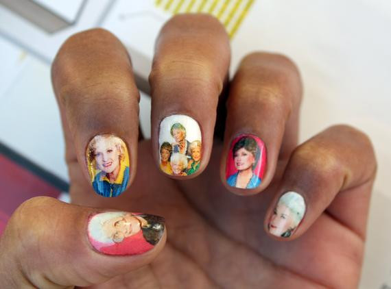 Etsy Nail Art
 Golden Girls Nail Art Decals by NailSpin on Etsy