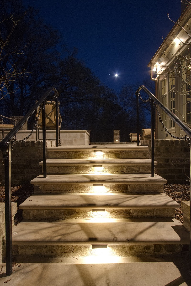 Exterior Landscape Lighting
 Louisville Outdoor Steps Stairs and Hills Landscape