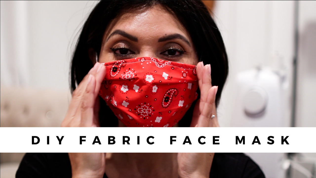 Face Mask DIY
 DIY Fabric Face Mask Step By Step Tutorial – To