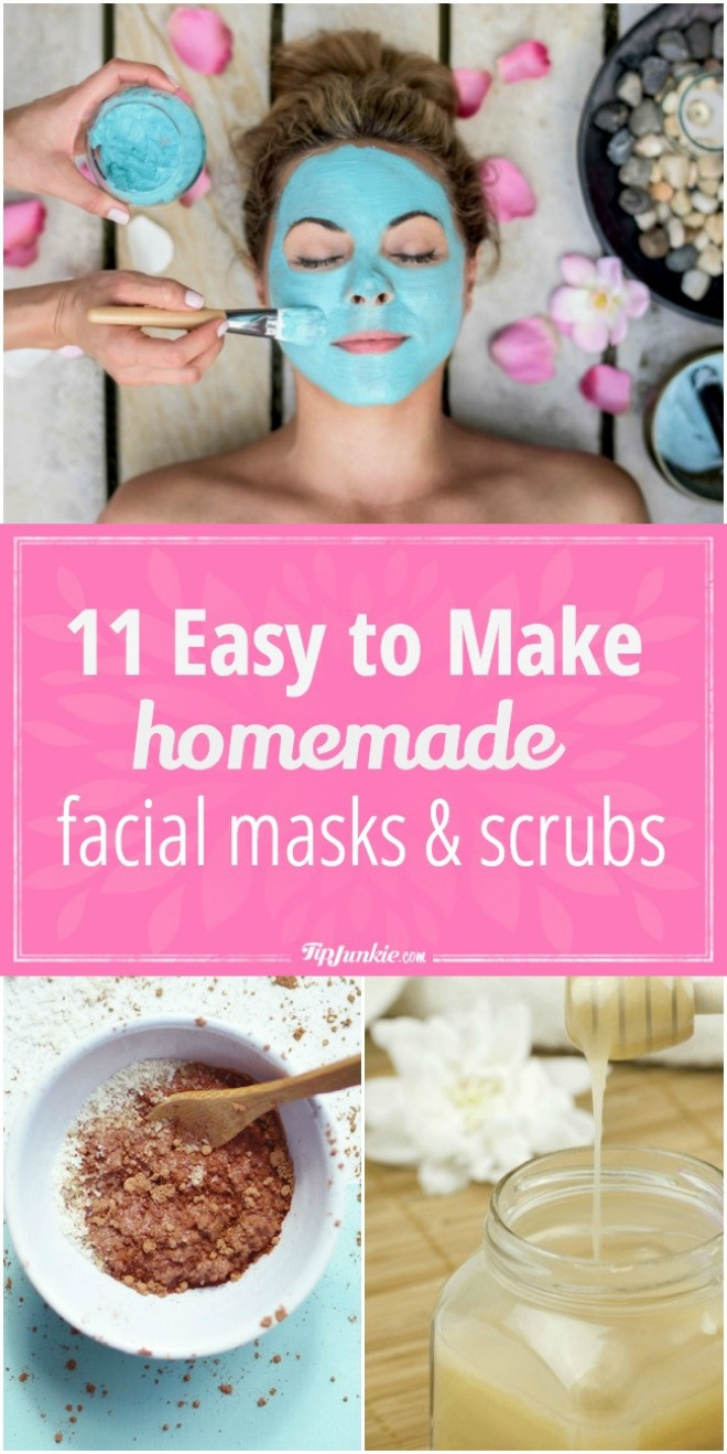 Face Mask DIY
 11 Easy to Make Homemade Facial Masks and Scrubs