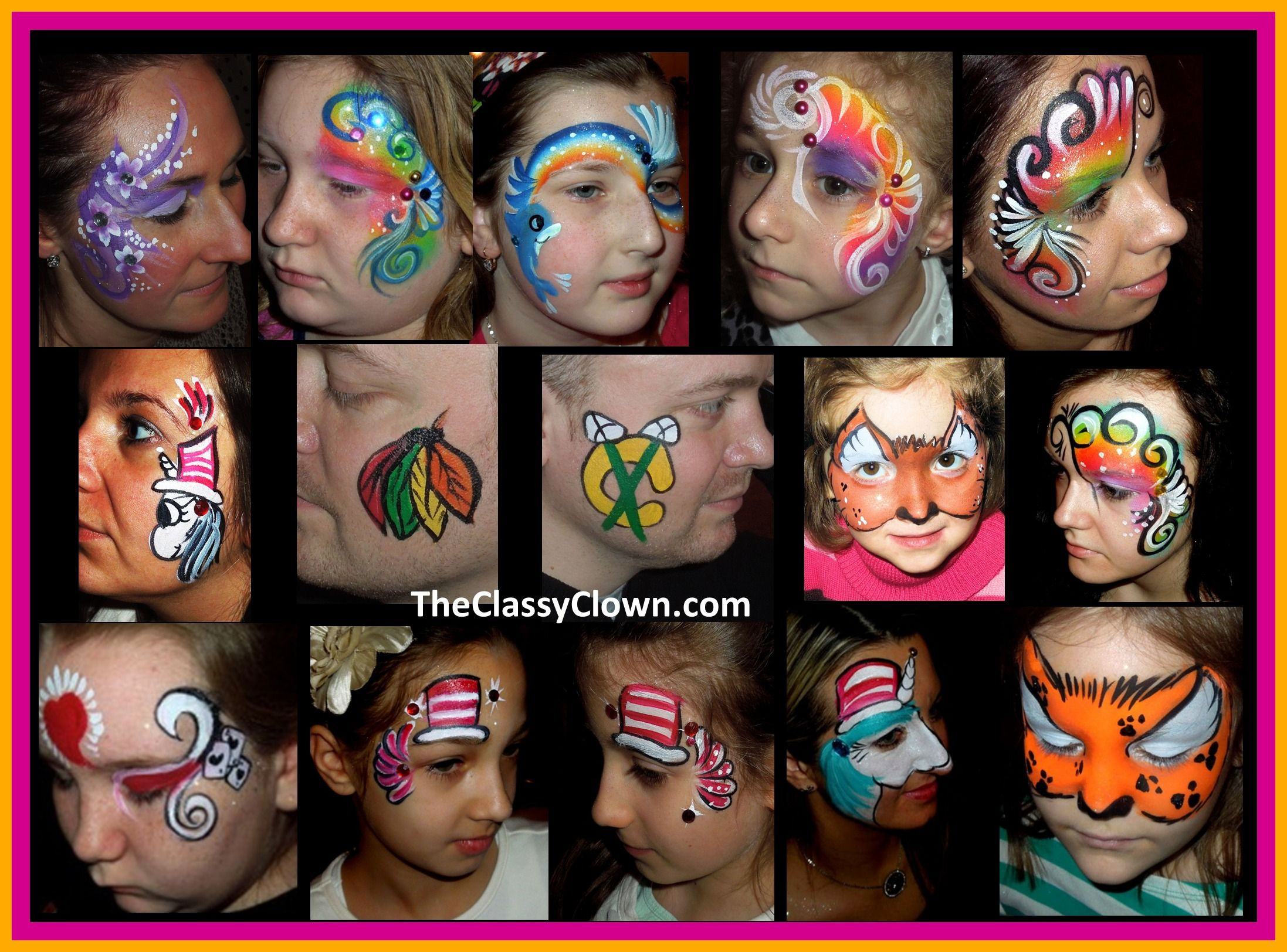 Face Painting Ideas For Kids Birthday Party
 Great face painting ideas for kids parties Chicago Face