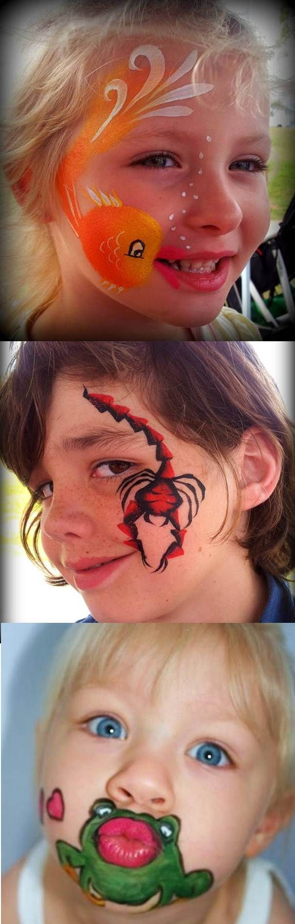 Face Painting Ideas For Kids Birthday Party
 Unusual ideas for eye catching and fun face paintings on