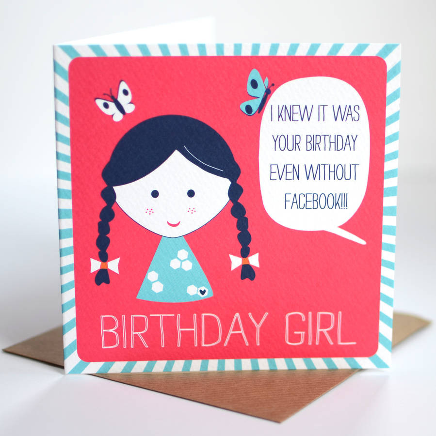 Facebook Birthday Card
 birthday card by allihopa