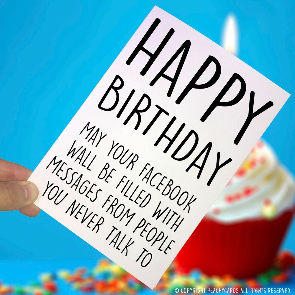 Facebook Birthday Cards Funny
 Funny Birthday Cards Joke Card Best Friend