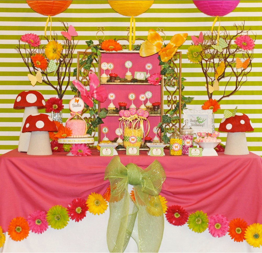 Fairy Birthday Party Decorations
 Fairy Birthday Party Fairy Party Printables Fairy Birthday