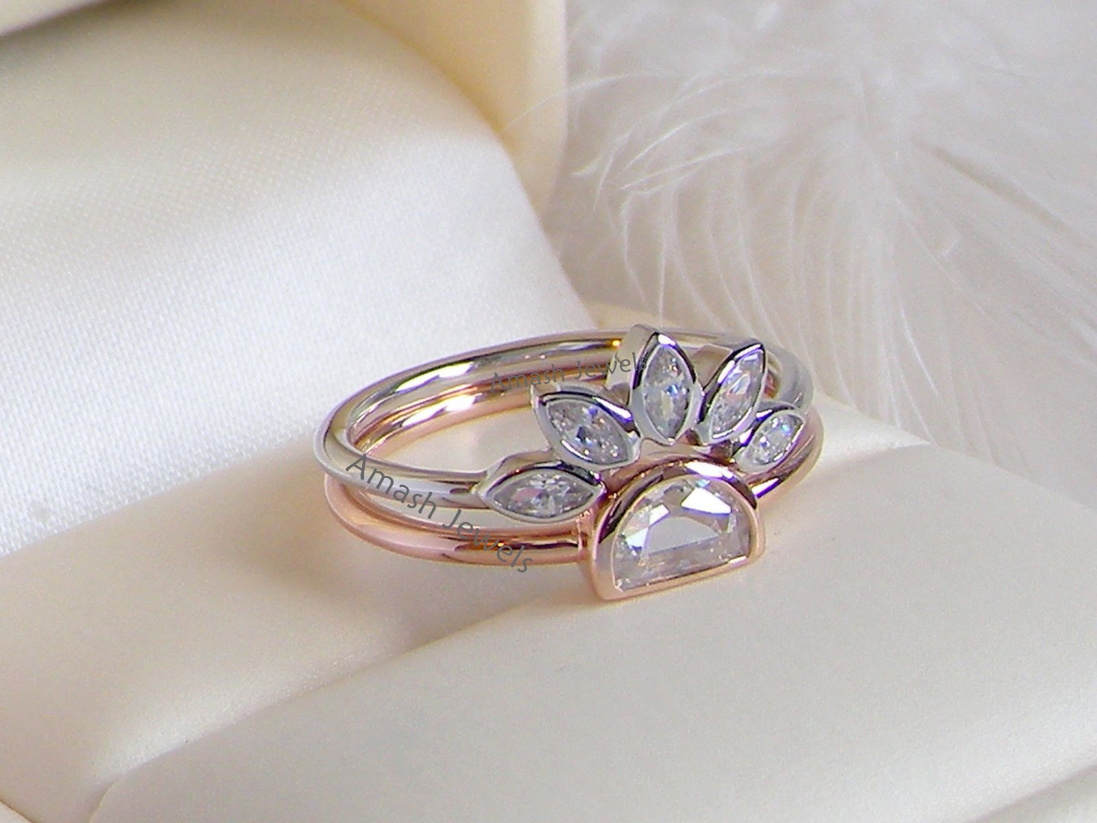 Fake Wedding Ring Sets Lovely Lateststylerings Band Shape Only Of Fake Wedding Ring Sets 