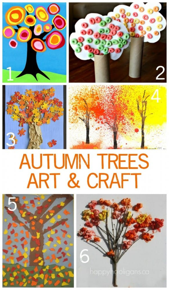 Fall Art Project For Kids
 Children s Autumn Tree Art and Crafts PELITABANGSA CA