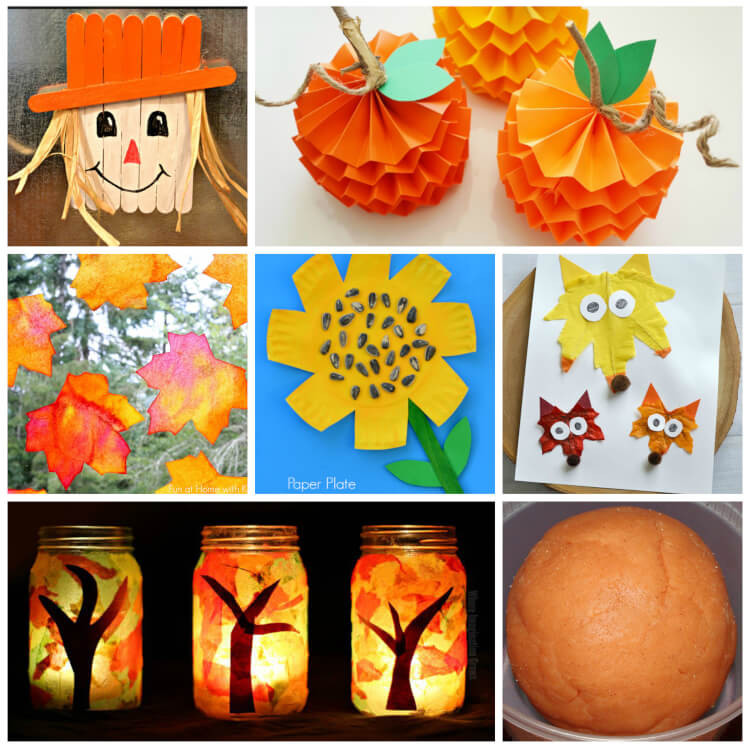 Fall Art Projects For Kids
 Easy Fall Kids Crafts That Anyone Can Make Happiness is