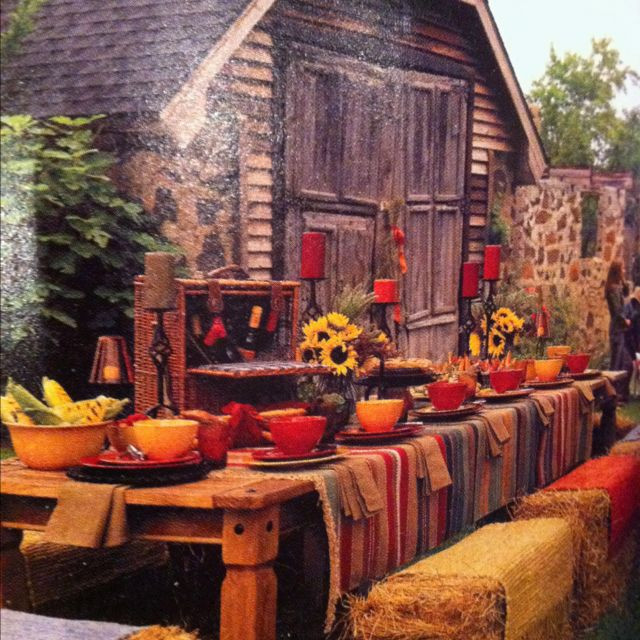 Fall Backyard Party Ideas
 Fall outdoor party Themes Themes Themes