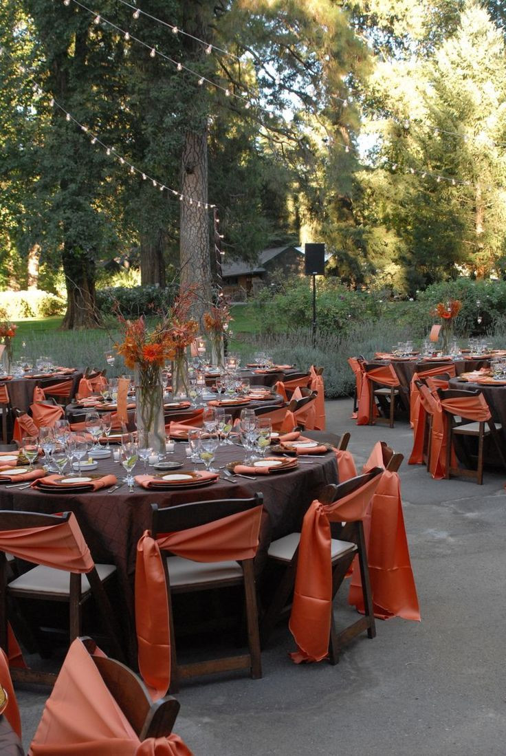 Fall Backyard Wedding
 21 Fall Wedding Decorating Ideas MessageNote