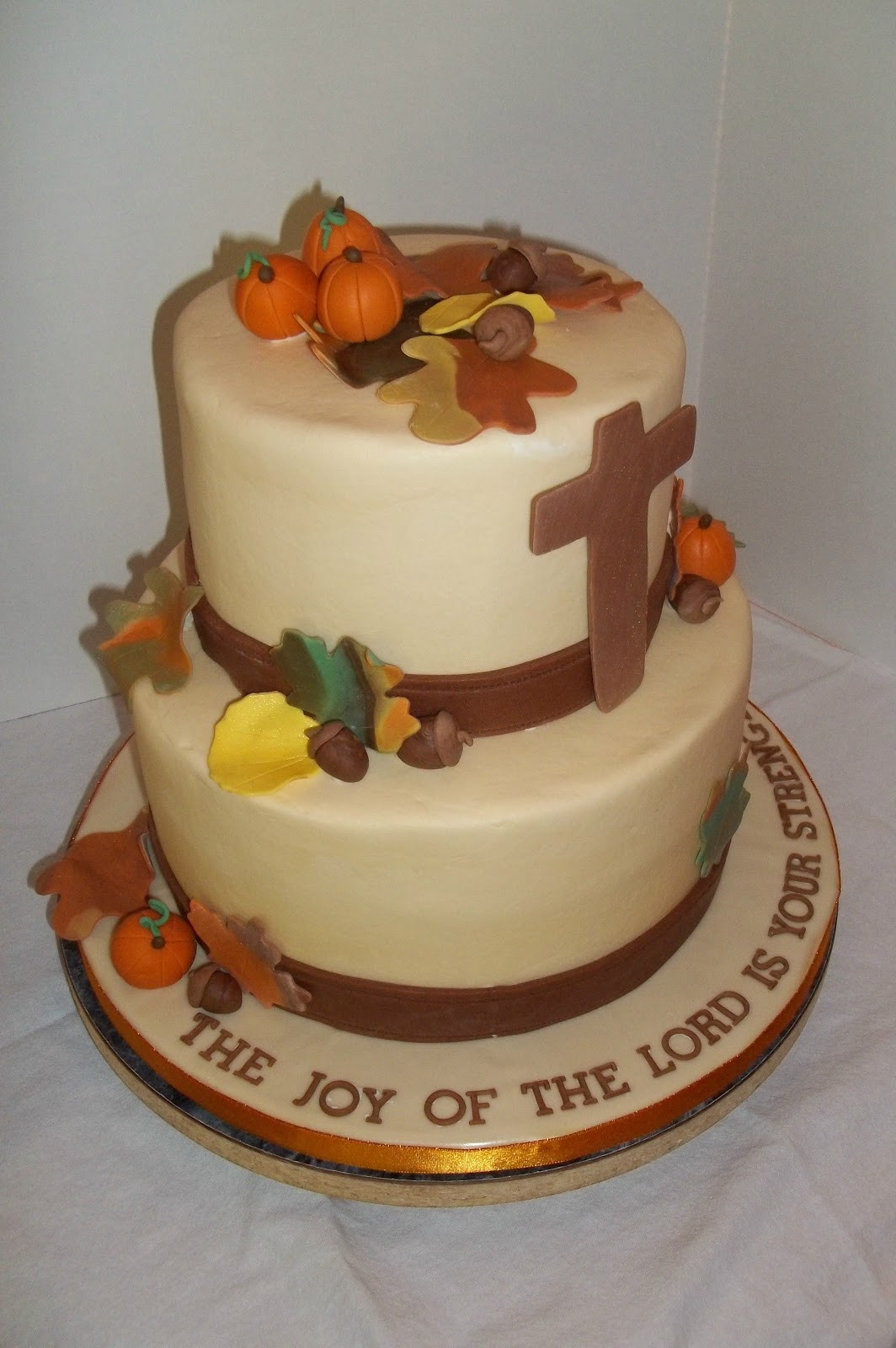 Fall Birthday Cake
 Bobbie s Cakes and Cookies A Fall Themed Birthday Cake