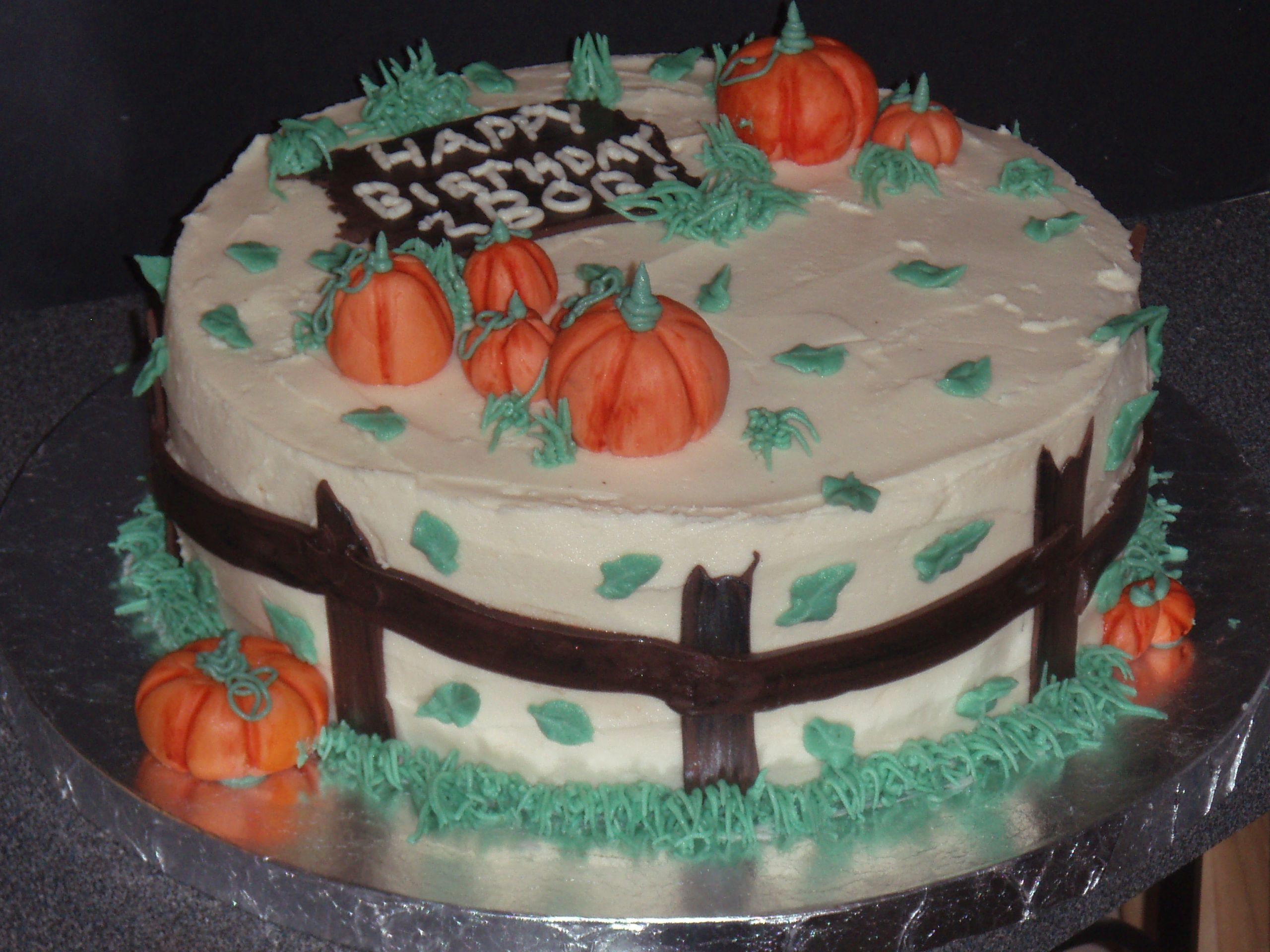 Fall Birthday Cake
 Fall Birthday