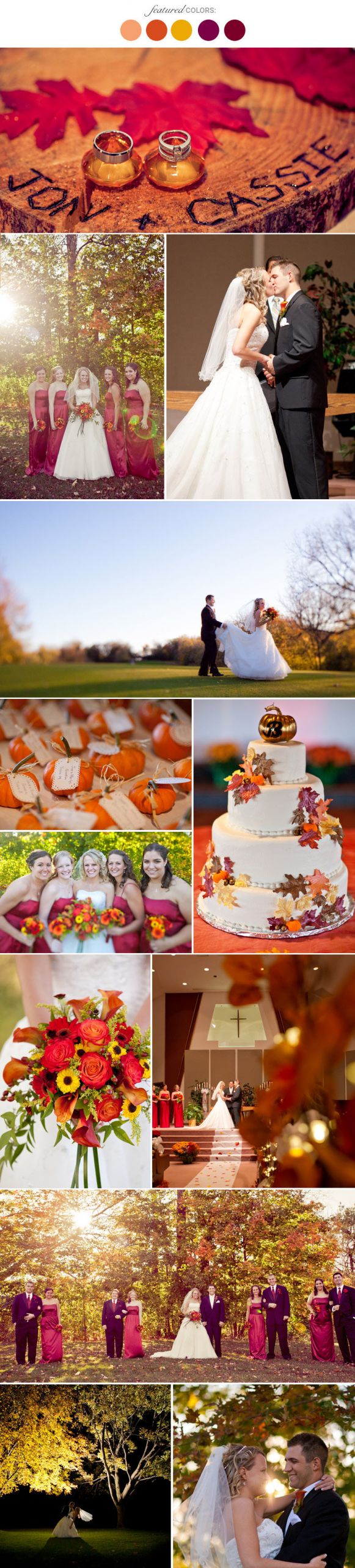 Fall Colors For Wedding
 Fall Wedding Colors 25 binations You ll Love BridalGuide